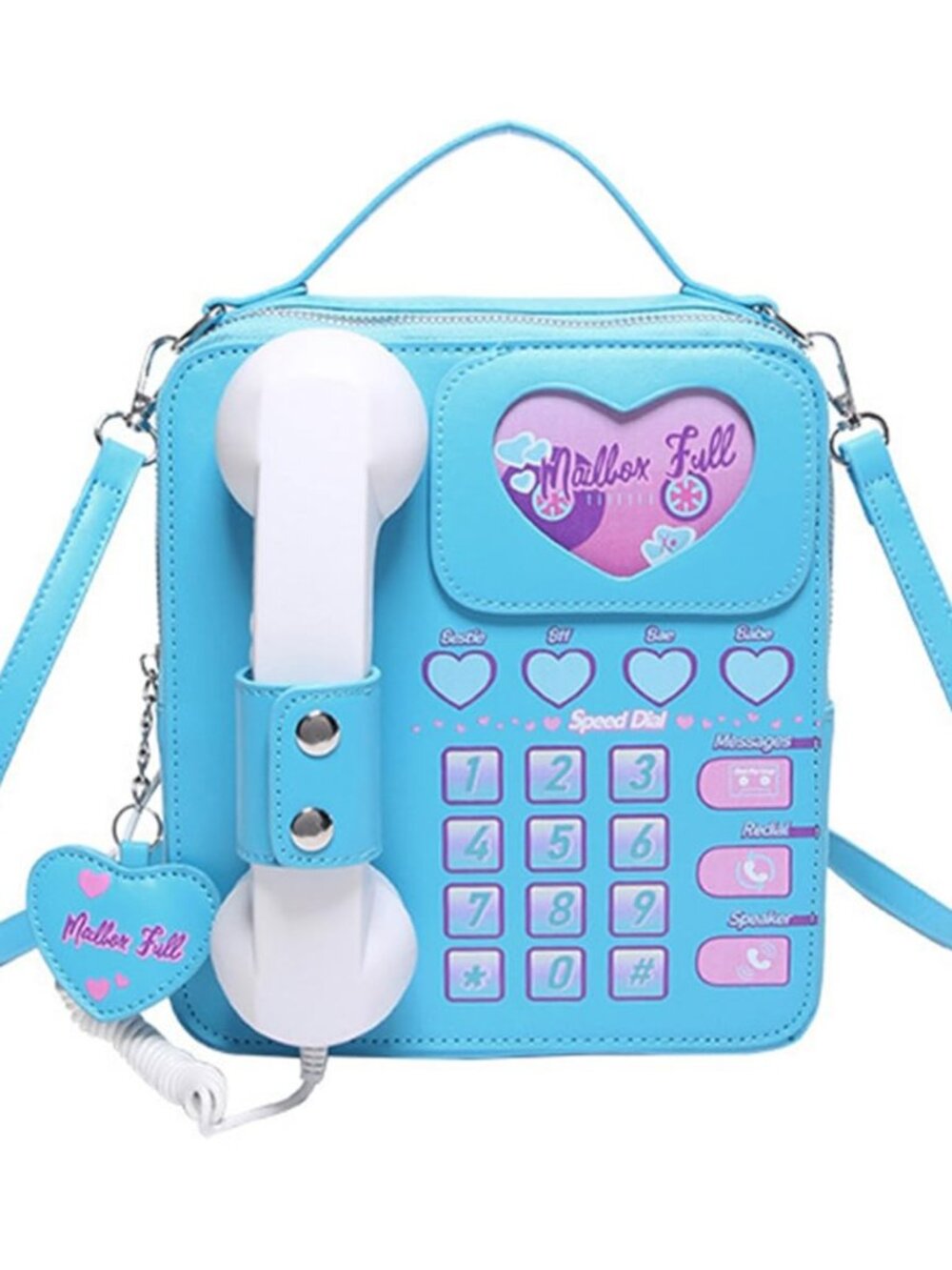 ® Retro Dial Telephone Crossbody Shoulder Bag – Vintage-Inspired Design with